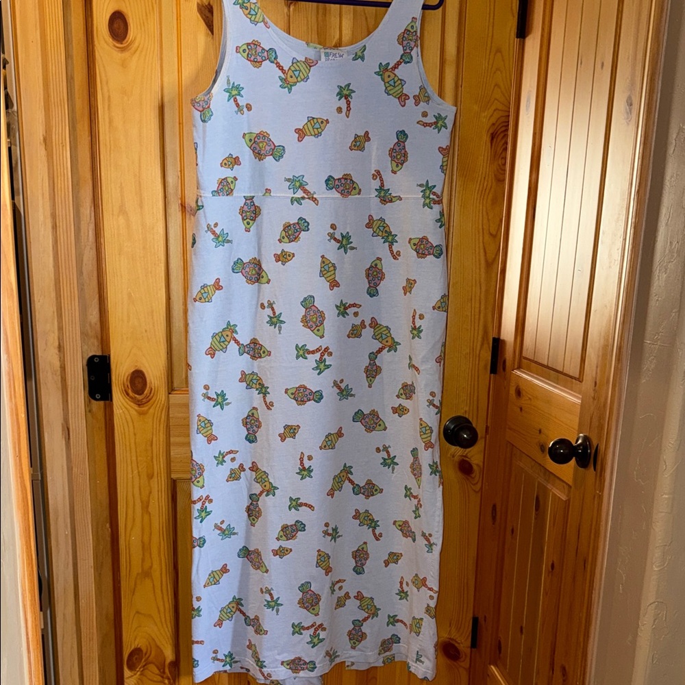 Fresh produce size large maxi dress